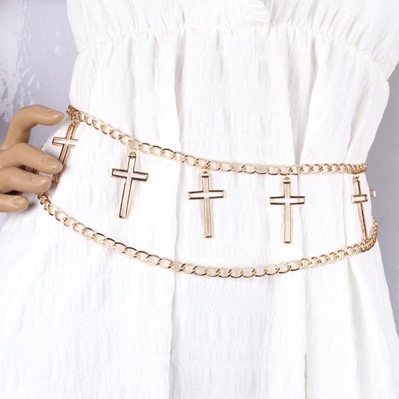 39BD Cool Crossed Pendant Wais - Women Formal Event Wear 评论和价格