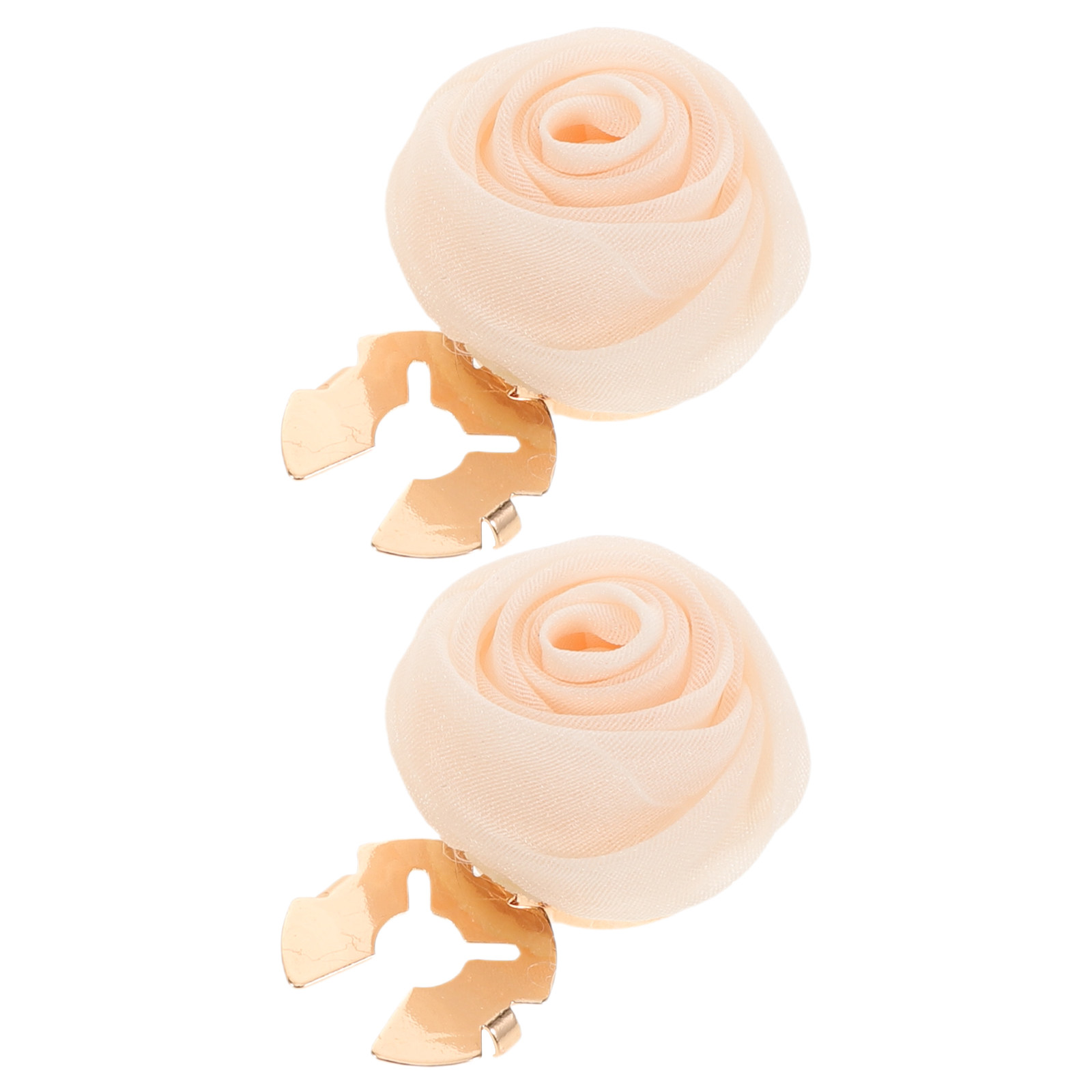 2Pcs Lifelike Rose Button Cove - Formal Wear Jewelry For Women 评论和价格