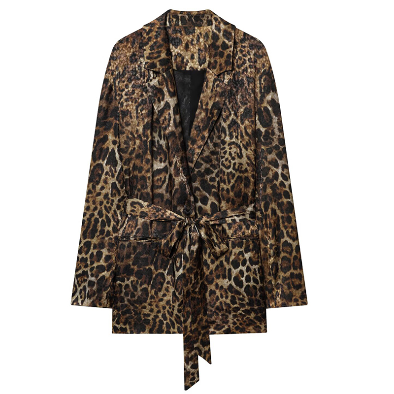 HXAO Leopard Pants Sets 2 Piec - Women'S Formal Wear Suits 评论和价格