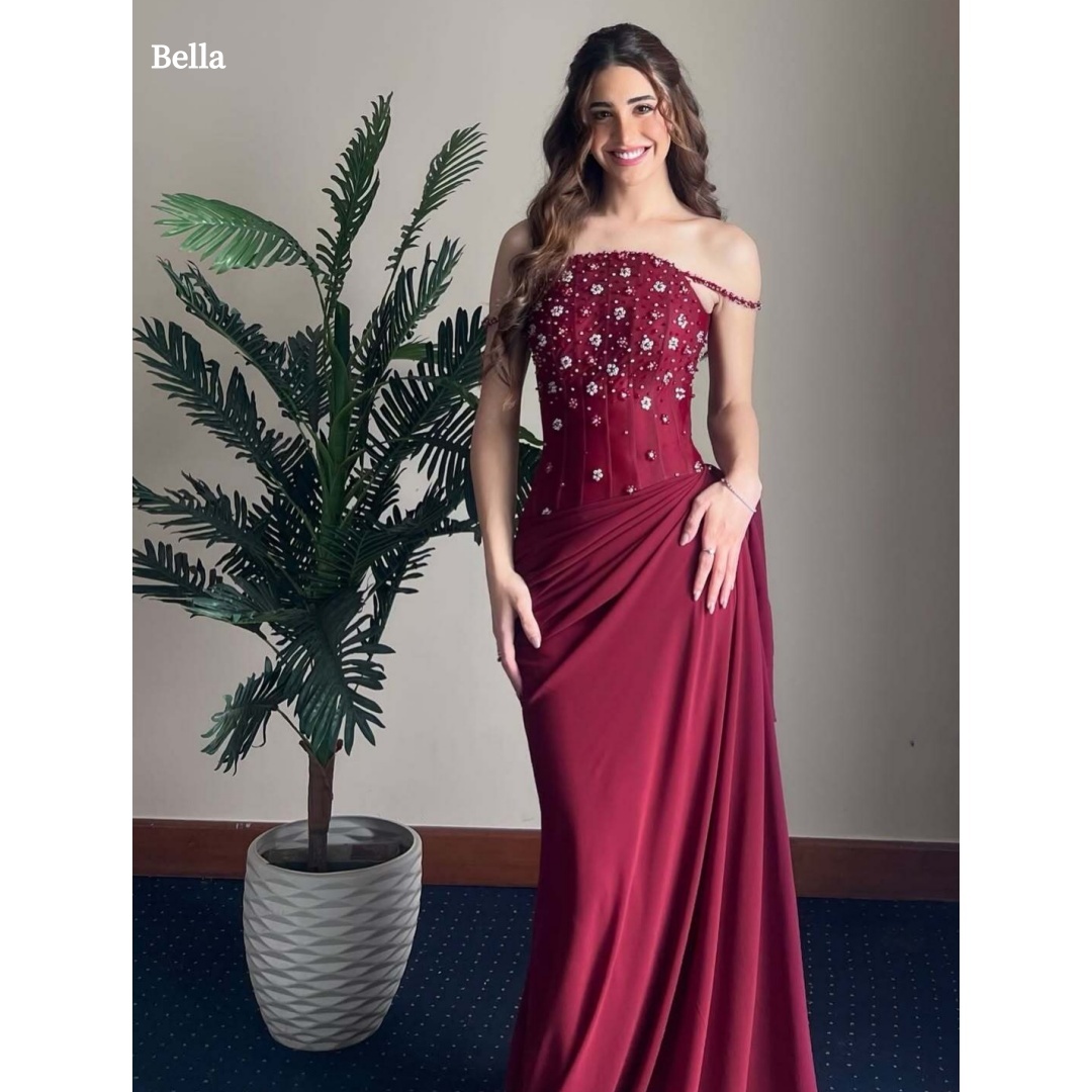 Bella Customized Satin Off-the - Women Formal Wear For Graduation 评论和价格
