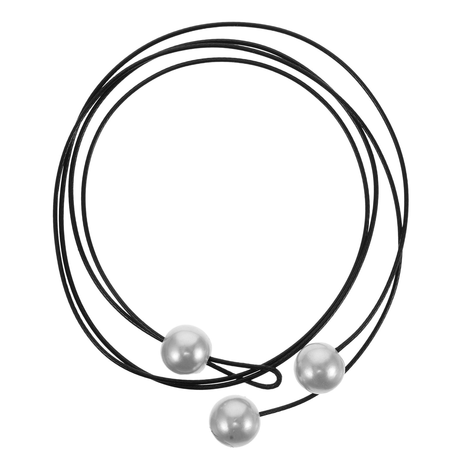 Double-Layer Stylish Cord Neck - Formal Wear Jewelry For Women 评论和价格
