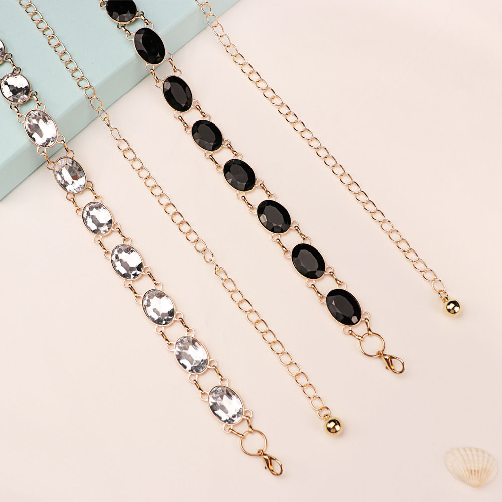 Chic Rhinestone Waist Chain Wo - Formal Wear Jewelry For Women 评论和价格