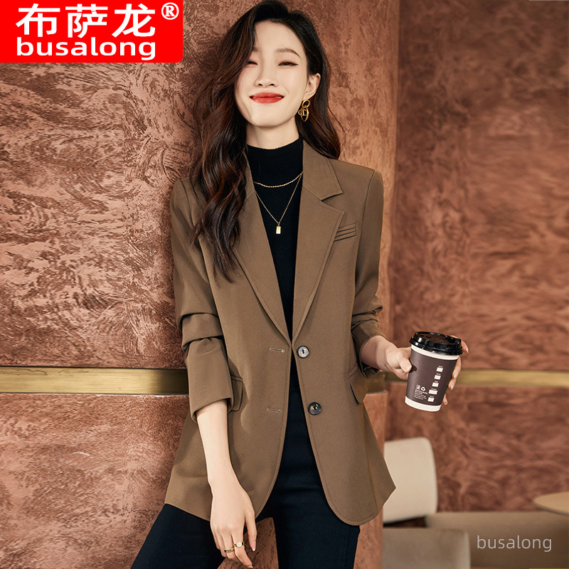 Blazer Jacket Autumn Winter Wo - Women Formal Wear For Interview 评论和价格
