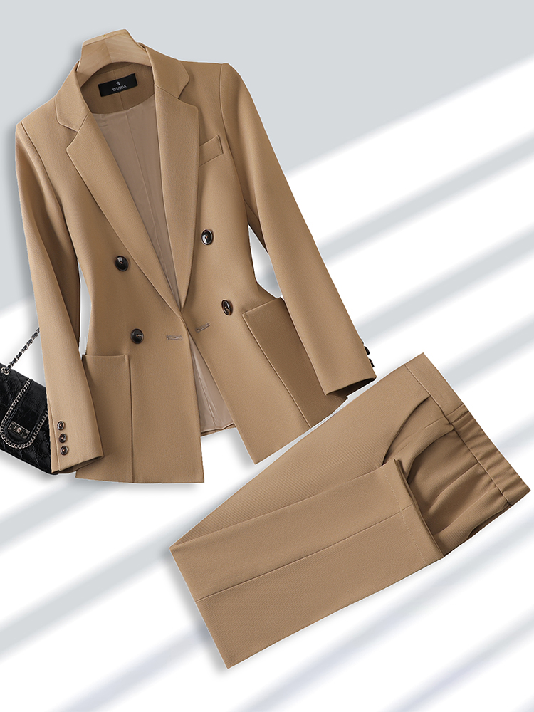 Fashion Ladies Pant Suit Forma - Women Formal Wear Shirt And Pant 评论和价格