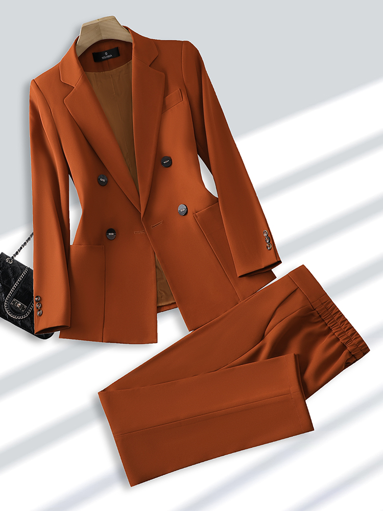 Fashion Ladies Pant Suit Forma - Women Formal Wear Shirt And Pant 评论和价格