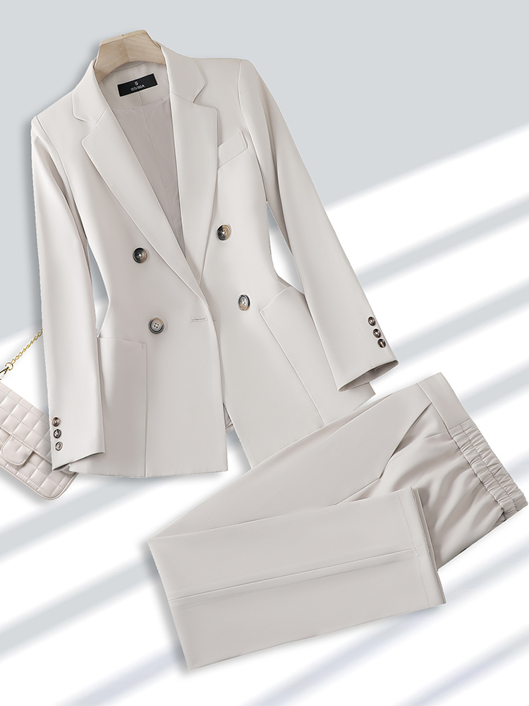 Fashion Ladies Pant Suit Forma - Women Formal Wear Shirt And Pant 评论和价格