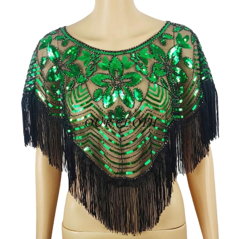 Fashionable Sequined Shawl wit - Women Formal Event Wear 评论和价格