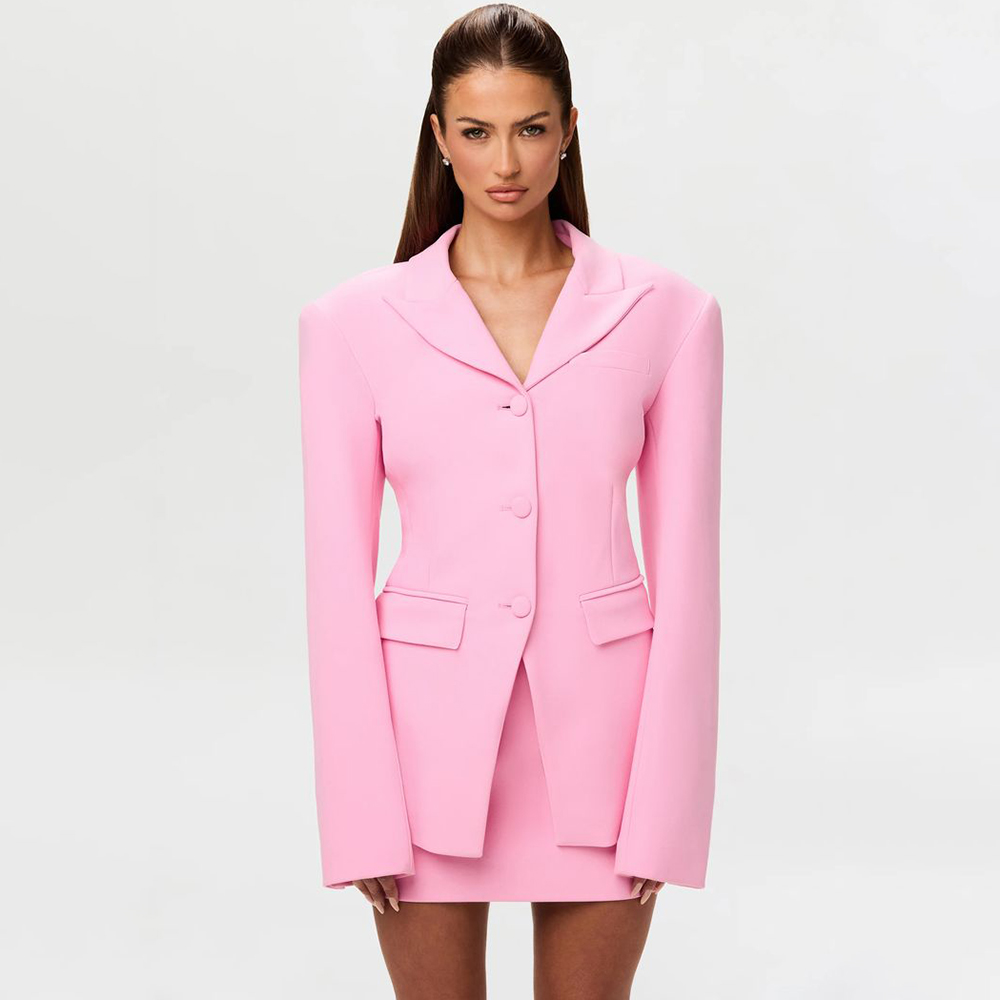 Lively Pink Women's 2Pic Suit  - Women Formal Wear Shirt And Pant 评论和价格