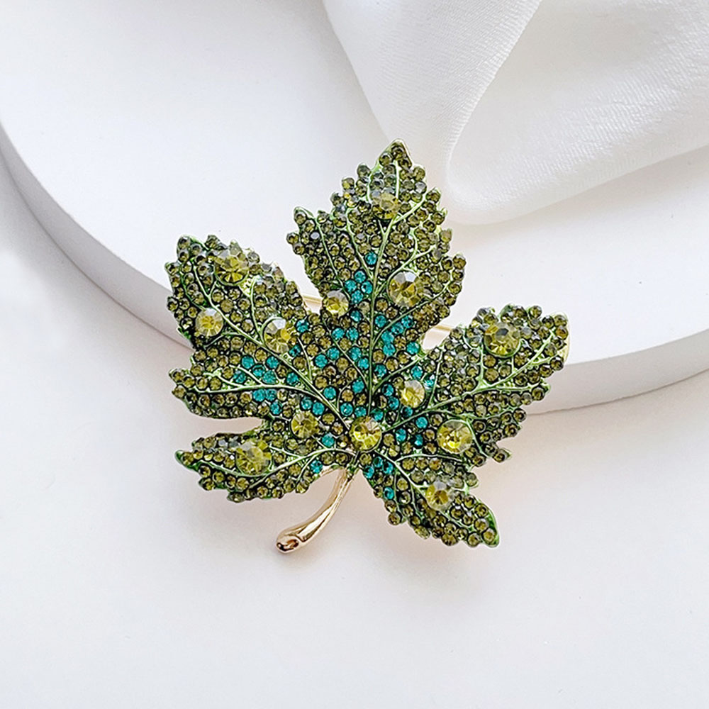 High-End Rhinestone Maple Leaf - Women Formal Event Wear 评论和价格