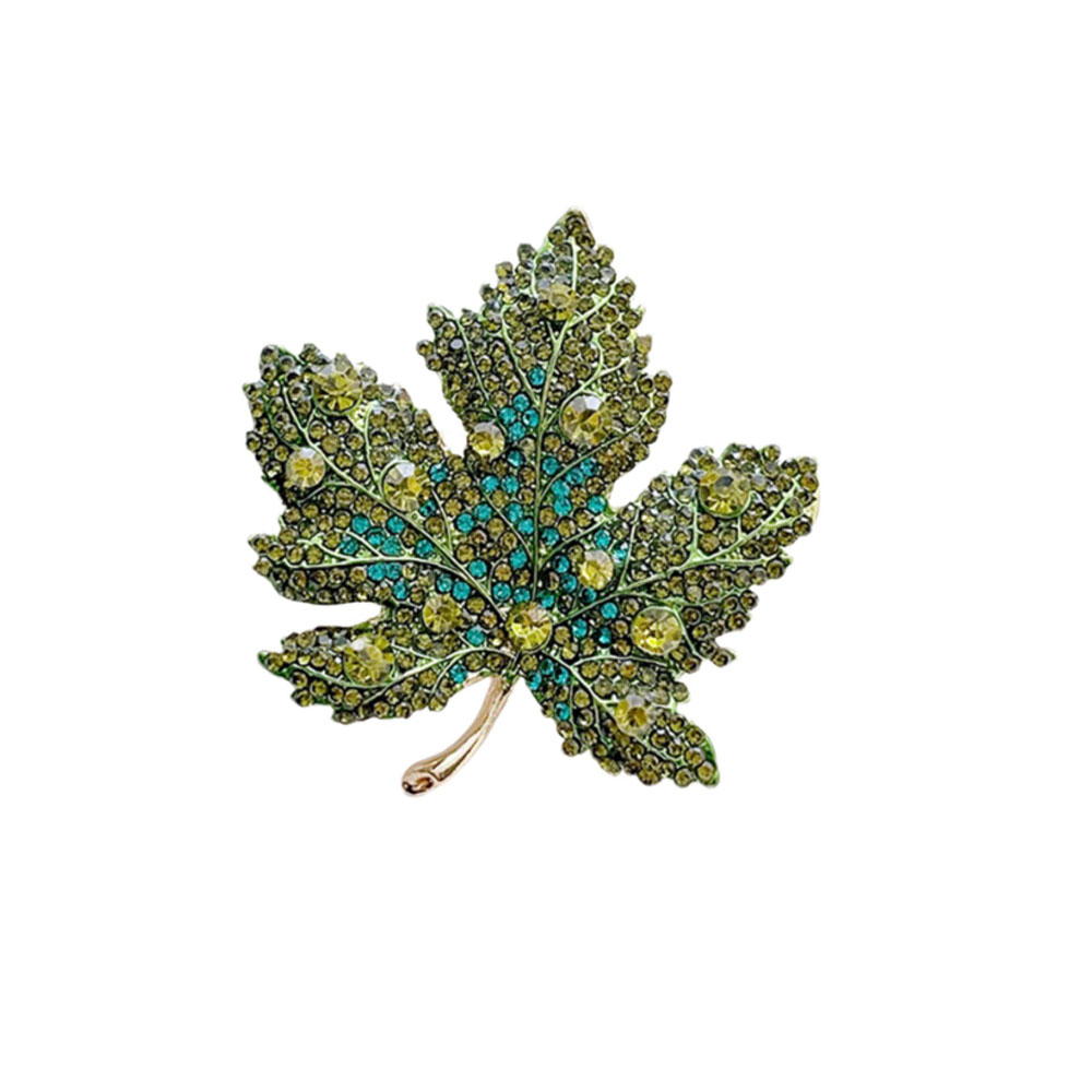 High-End Rhinestone Maple Leaf - Women Formal Event Wear 评论和价格