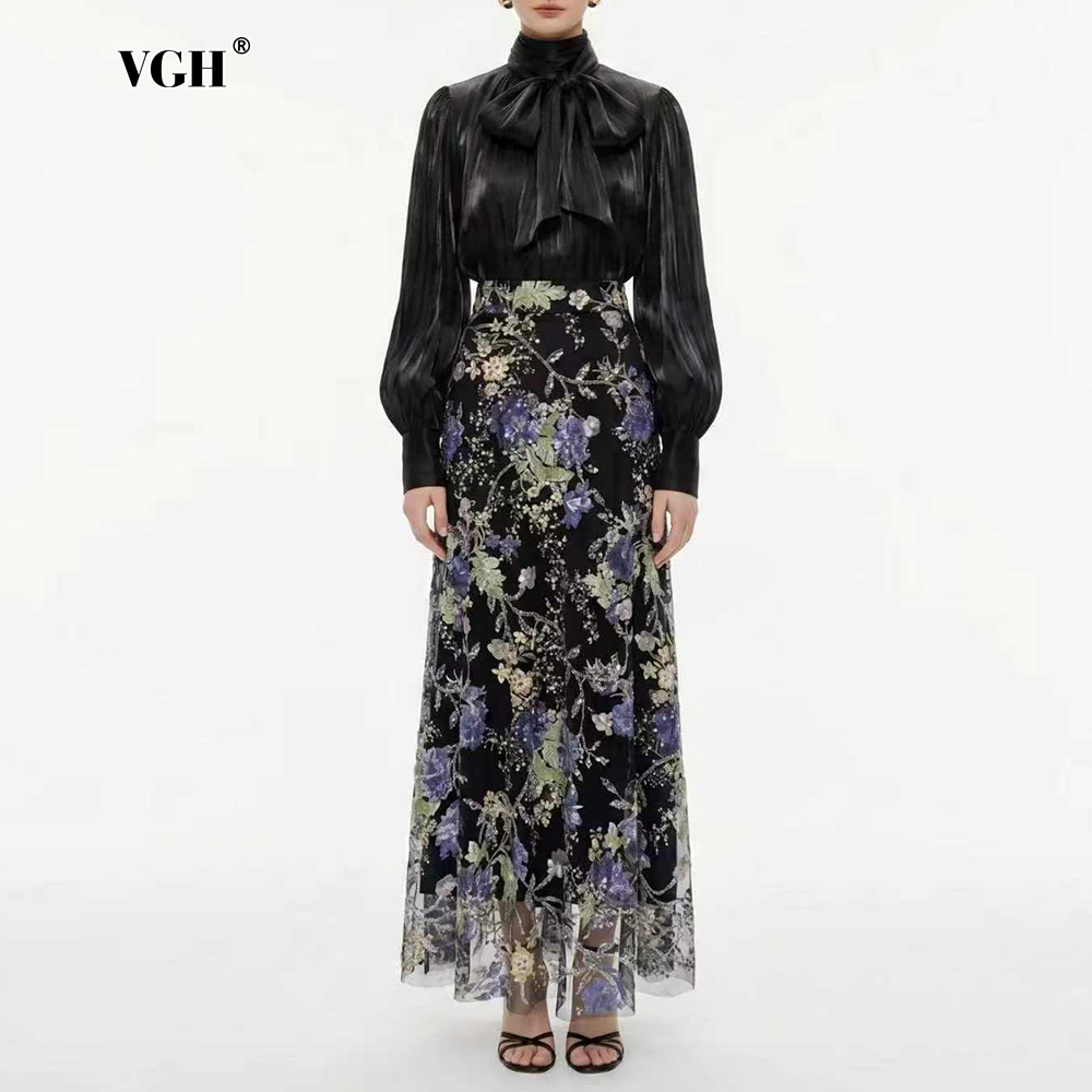 VGH Elegant Chic Black Floral  - Women'S Formal Wear Suits 评论和价格