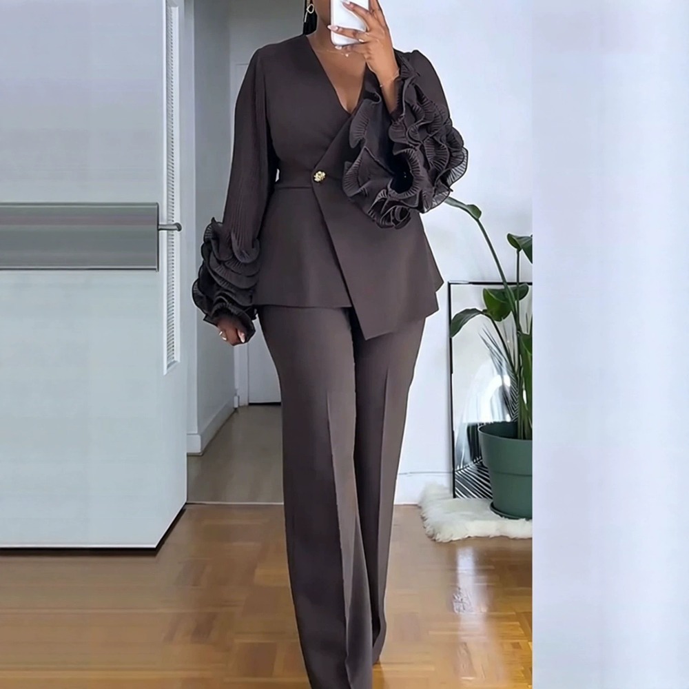 Women's 2‑Piece Pant Suit Deep - Women'S Formal Wear Suits 评论和价格
