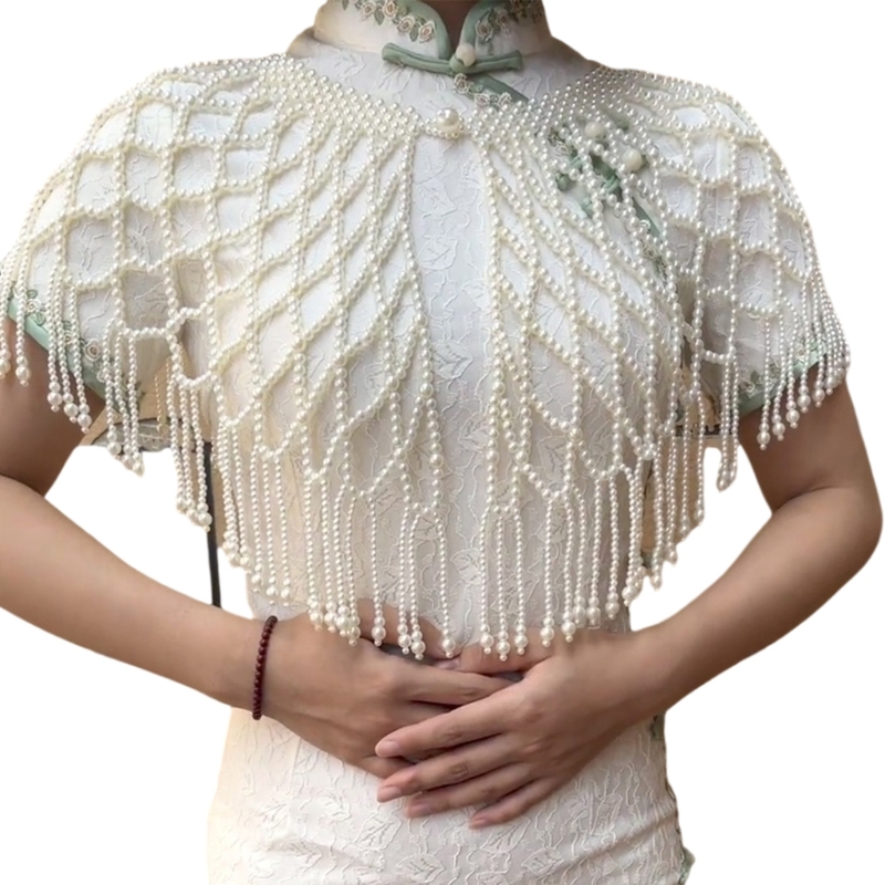  Light Pearls Decorated Pearls - Women Formal Event Wear 评论和价格