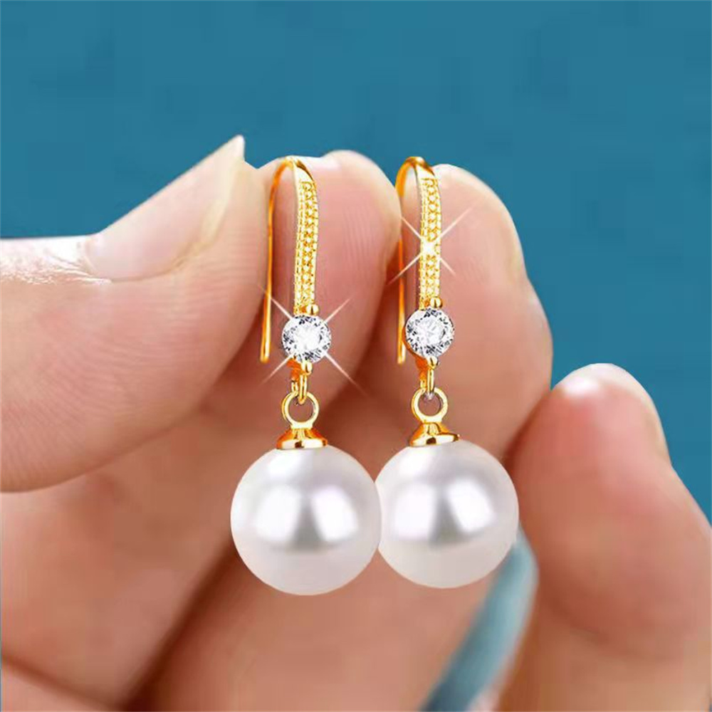 Imitation Pearl Earrings Light - Formal Wear Jewelry For Women 评论和价格